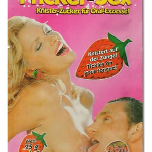 Erotic Entertaiment prick Sex - křupavé bonbóny s jahodovou příchutí (25g)
