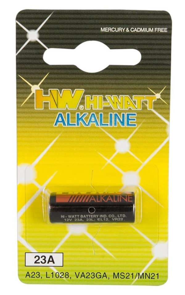 HW Hi Watt Alkaline LR23A - alkalické batérie LR23A (2ks)
