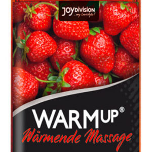 JoyDivision Warm Up Stawberry - hrejivý masážny olej jahodový (150ml)