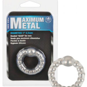 ORION Maximum Metal - kroužek na penis s kovovými kuličkami
