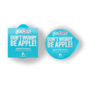 PicoBong Don't Worry Be Apple! - masážní svíčka (jablko-skořice)