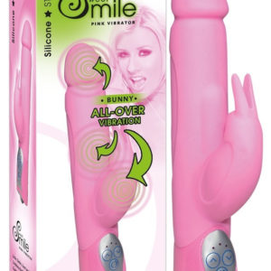 Sweet Smile Bunny - vibrátor s ramenom na klitoris (26 cm)