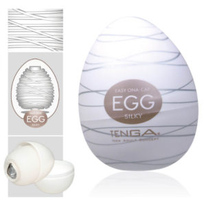 TENGA Egg Silky vajíčko na orgazmus (masturbátor)