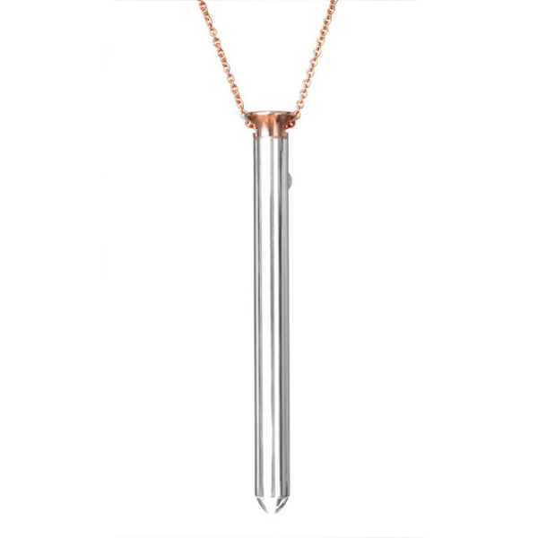 Vesper - luxusní vibrační náhrdelník (růžové zlato)
