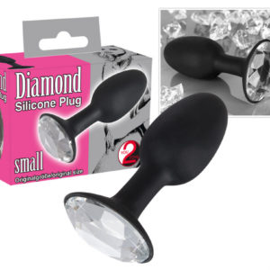 YOU2TOYS Diamond Silicone Plug small - anální kolík silikonový malý