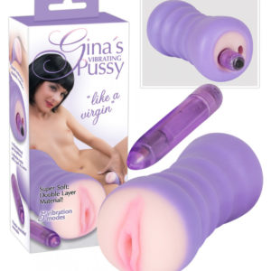 You2Toys Gina's Vibrating Pussy - masturbátor s vyjímatelným vibrátorem
