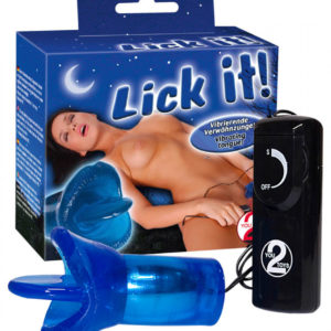 You2Toys Lick It oral - masturbátor pro ženy (modrý)