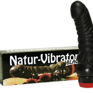 You2Toys Natur Vibrator Black - vibrátor čierny (17 cm)