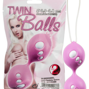 You2Toys Twin Balls - dvojice venušiných kuliček (růžová)