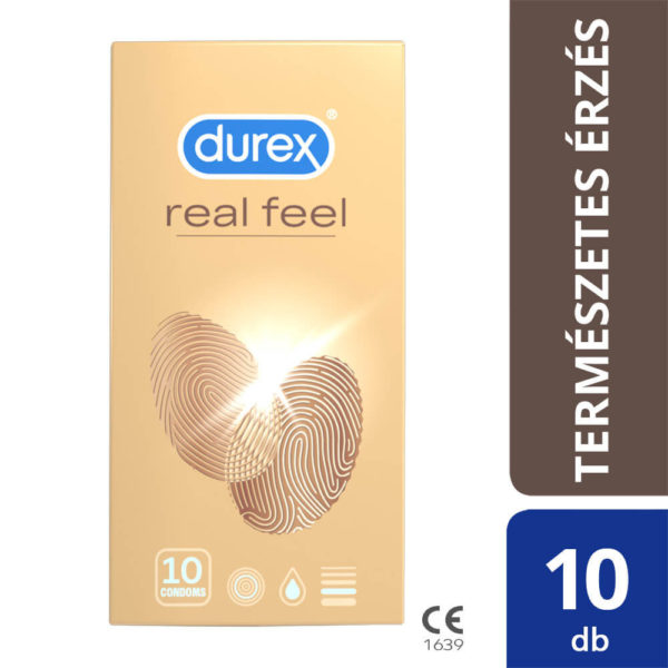 Durex Real Feel - bezlatexové kondomy (10 ks)