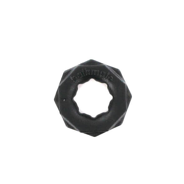 Bathmate - Spartan silikonový erekční kroužek (černý)