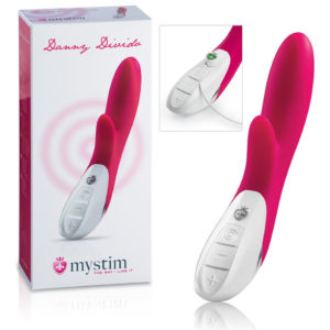 Mystim Danny divide - vibrátor se stimulátorem klitorisu (růžový)