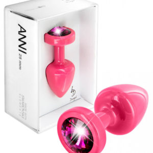 DIOGOL Anni - pink stone anal plug - pink (2