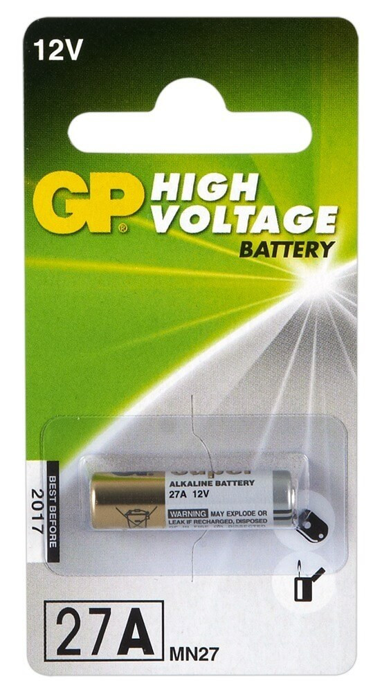 GP High Voltage 27A - alakalická baterie typu 27A MN27 (1ks)