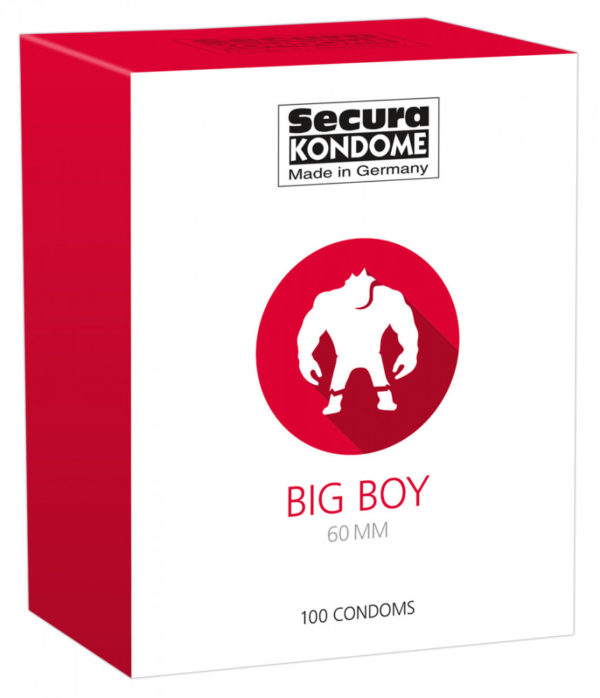 Secura Big Boy - 60 mm kondomy (100 ks)