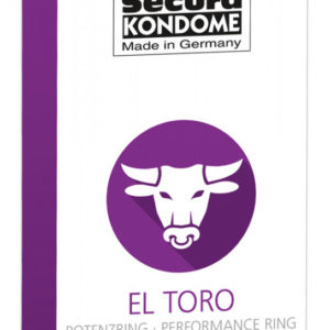 Secura El Toro - kondomy s kroužkem na penis (12 ks)