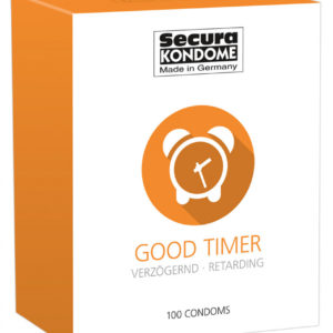 Secura Good Timer - kondomy na oddálení ejakulace (100 ks)