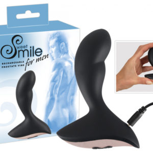 Smile Prostata Vibe - nabíjecí vibrátor na prostatu (černý)