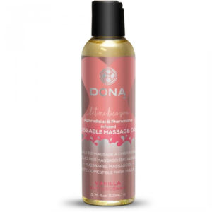 DONA kissable Massage Oil Vanila Buttercream - masážní olej vanilka (110ml)