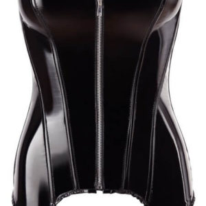 Black color - pantyhose lace corset (black)