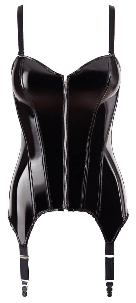 Black color - pantyhose lace corset (black)