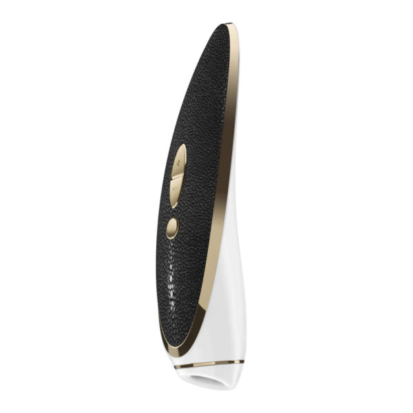Satisfyer Luxury Haute Couture - vibrační stimulátor klitorisu (černo - bílý)