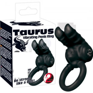 YOU2TOYS Taurus - vibrační kroužek na penis černý