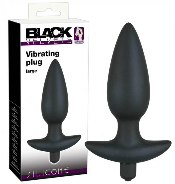 You2Toys Black Velvets Large - vibračný análny kolík