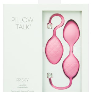 Pillow Talk Frisky - 2 dílná souprava venušiných kuliček (růžová)