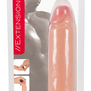 Realistixxx Extension 10 cm - prodlužující návlek na penis (tělová barva)