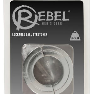 Rebel - těžký ocelový kroužek a natahovač na varlata (273g)
