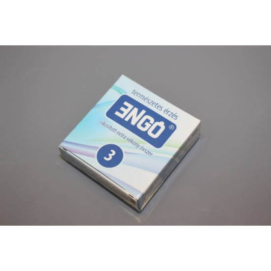 ENGO - lubrikované extra tenké kondomy (3ks)