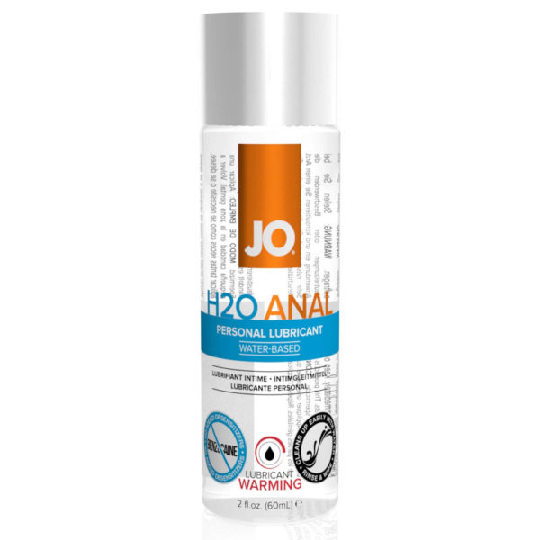 JO H2O Anal Warming - hřejivý anální lubrikant na bázi vody (60ml)