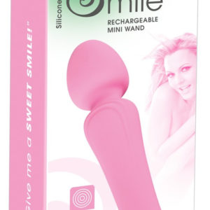 Smile Mini Wand - nabíjecí masážní vibrátor (růžový)