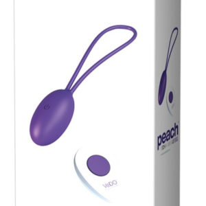 VeDO Peach - Cordless Radio Vibration Egg (Purple)