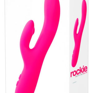 VeDO Rockie - nabíjecí vibrátor na bod G s ramínkem na klitoris (růžový)