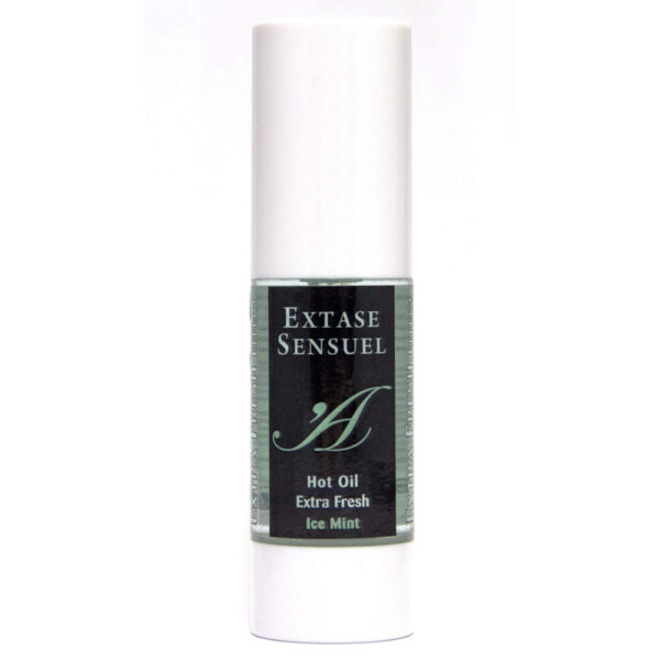 Extase Sensuel - masážní olej s hřejivým a ochlazujícím účinkem - máta (30ml)