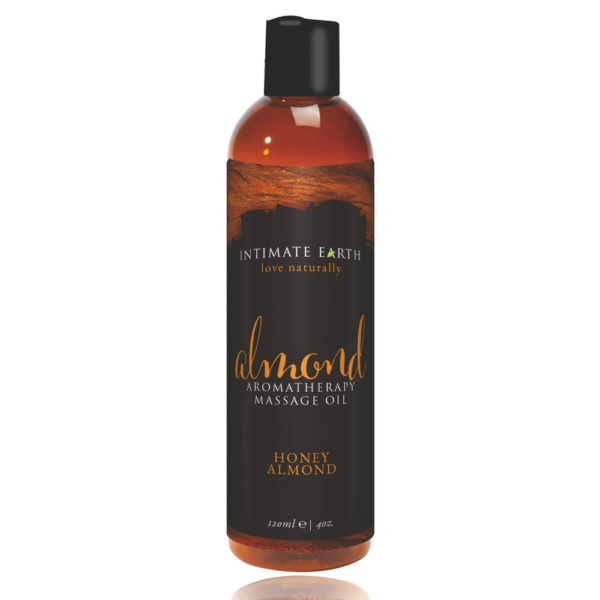 Intimate Earth Almond - organický masážní olej - med-mandle (240ml)