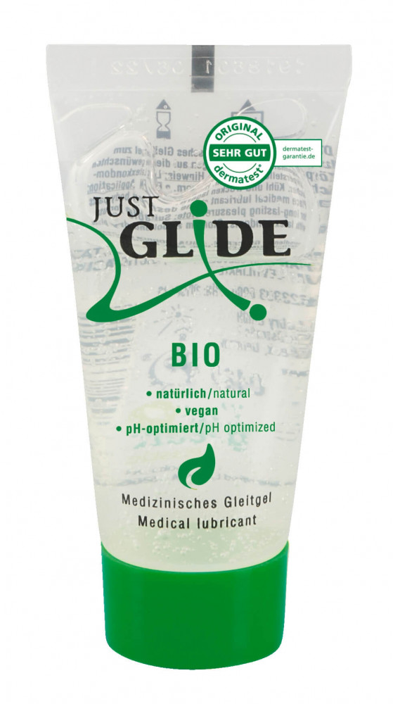 Just Glide Bio - veganský lubrikant na bázi vody (20ml)