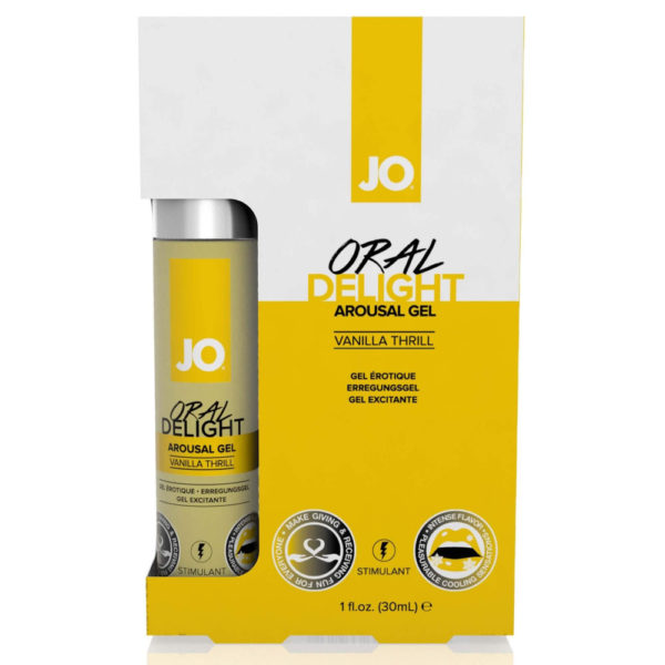 System JO Oral Delight - ochlazující jedlý lubrikant - vanilka (30ml)