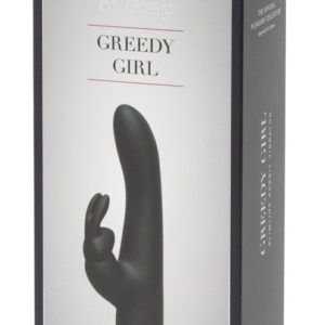 Fifty Shades of Gray Greedy Girl Slim - Cordless Clitoral Dildo (Black)