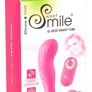Smile G-Spot Panty - nabíjecí připínací vibrátor na dálkové ovládání (růžový)