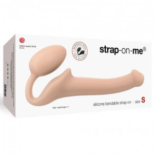 Strap-on-me S - připínací dildo bez upevňovacího pásu - malé (tělová barva)