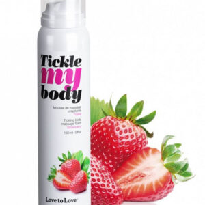 TICKLE MY BODY - STRAWBERRY massage foam (150ml)