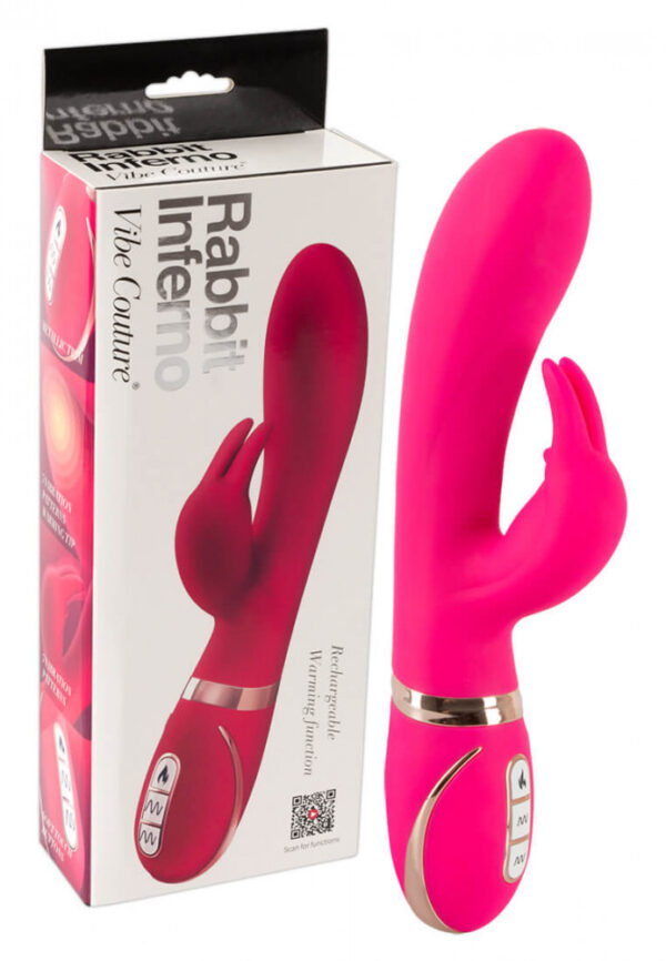 Vibe Couture Inferno - heated clitoral vibrator (pink)