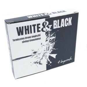 White & Black - silný výživový doplněk pro muže (4ks)