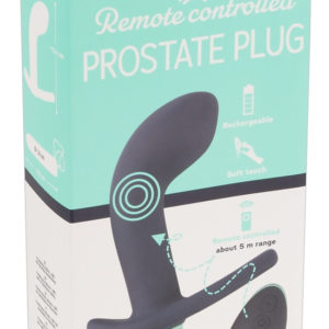 You2Toys Prostate Plug - nabíjecí vibrátor prostaty na dálkové ovládání (černo-zelený)