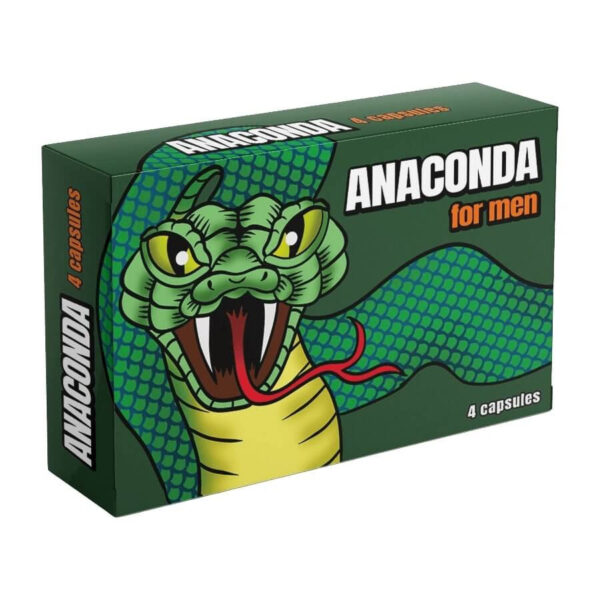 Anaconda - přírodní výživový doplněk pro muže (4ks)