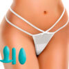 vibrating panty set (white-turquoise)