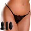 vibrating panty set (black)